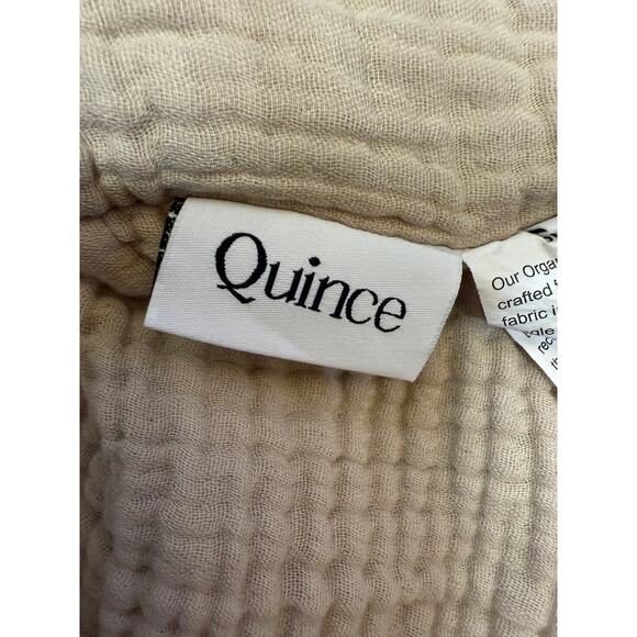 Quince Organic Cotton Gauze Set of 2 King Size Pillow Sham Covers - Picture 5 of 7